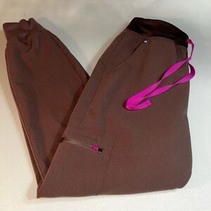 Figs Women’s Zamora Technical Collection Jogger Scrub Pants PO#3928 Smokey Taupe